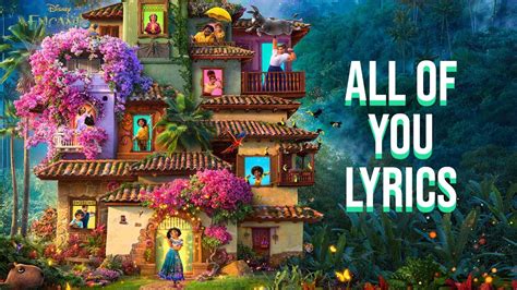 song all of you lyrics|lyrics of encanto songs.